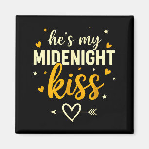 Hij is mijn middernacht kus Valentijn nieuwjaar bi Magneet