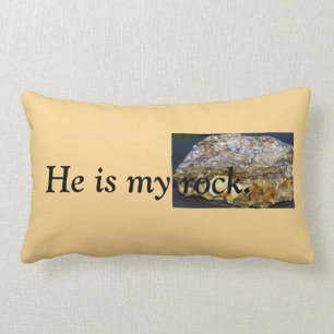 Hij is mijn rockquote Sierkussen Kussen