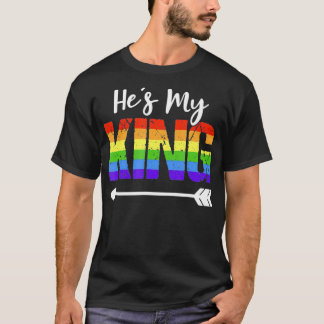 Hij is m'n koning die met een homepage werkt. t-shirt