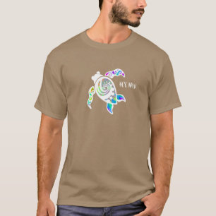 Hij is Nalu (Surf omhoog) Front Turtle T-shirt