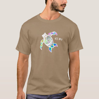 Hij is Nalu (Surf omhoog) Front Turtle T-shirt