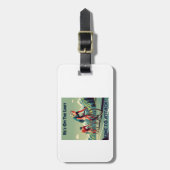 Hij is op de limiet tijd om het vrouwenwielrennen bagagelabel (Voorkant verticaal)