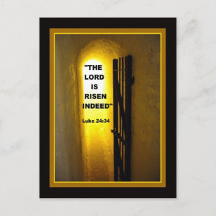 HIJ IS OPGESTAAN BRIEFKAART