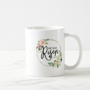 Hij Is Opgestaan Matthew 286 Flora Christelijke Pa Koffiemok