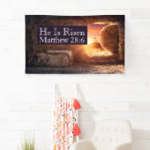 Hij is opgestaan met drie kruisen leeg graf kerk P Spandoek (Insitu)