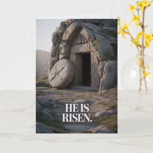 Hij Is Opgestaan Paasbulk Kerk Groetkaarten Kaart