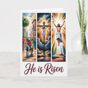 Hij Is Opgestaan Pasen Bulk Kerk Groetkaarten Kaart
