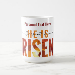 Hij Is Opgestaan Persoonlijke Tekst Koffiemok