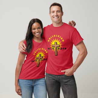 "HIJ IS OPGEWEKT" T-Shirt
