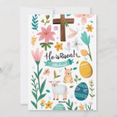 Hij is razendsnel Christelijk Feestdagenkaart (Achterkant)