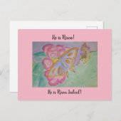 Hij is Risen. Briefkaart (Voorkant / Achterkant)