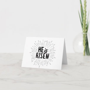 Hij is Risen Christ is Risen Quotes Pasen Art Resu Kaart