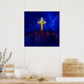 HIJ IS RISEN - CHRISTELIJK POSTER (Keuken)