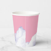Hij is Risen Clouds Easter Cups Papieren Bekers (Rechts)