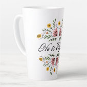 Hij is Risen Easter Latte Mok (Linkerhoek)