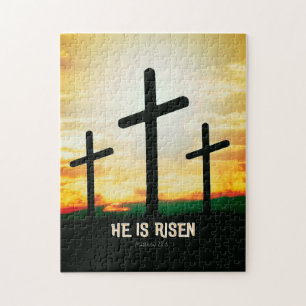 HIJ IS RISEN - EENVOUDIGERE ILLUSTRATIE LEGPUZZEL