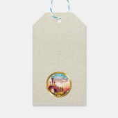 Hij is Risen en Viering van de Verrijzenis zondag Cadeaulabel (Achterkant)