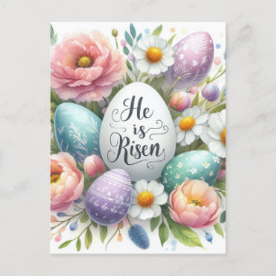 Hij is Risen Feestdagenkaart