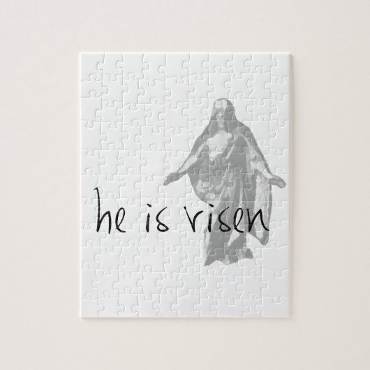 hij is risen jesus christ easter lds mormon legpuzzel (Verticaal)