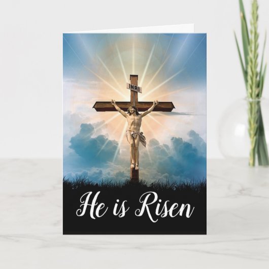 Hij is Risen Kaart (Voorkant)