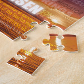 Hij is Risen - Pasen Legpuzzel (Zijkant)