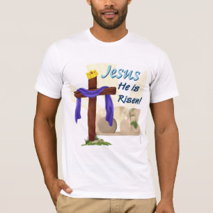 Hij is Risen Pasen shirt