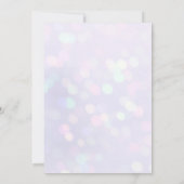 Hij is Risen Religious Easter waterverf Floral Aankondiging (Achterkant)