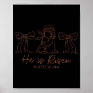 Hij is Rizzin Jezus Voor Kinderen Meisjes Jongens Poster