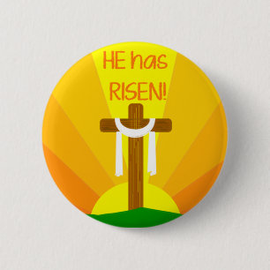 Hij is  ronde button 5,7 cm