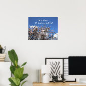 Hij is stijf! Hij is inderdaad stijf! Poster (Thuiskantoor)