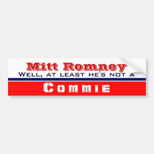 Hij is tenminste geen komiek bumpersticker