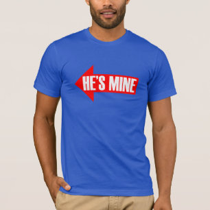 HIJ IS VAN MIJ Pijl Rechts -.png T-shirt