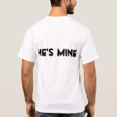Hij is van mij t-shirt (Achterkant)