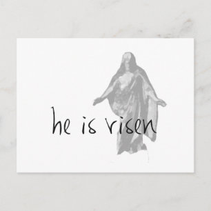 hij is verrezen jesus christus pasen lds mormon feestdagenkaart