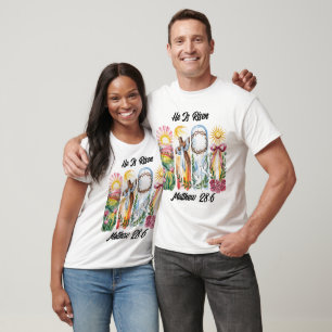 Hij is verrezen paaslelies t-shirt