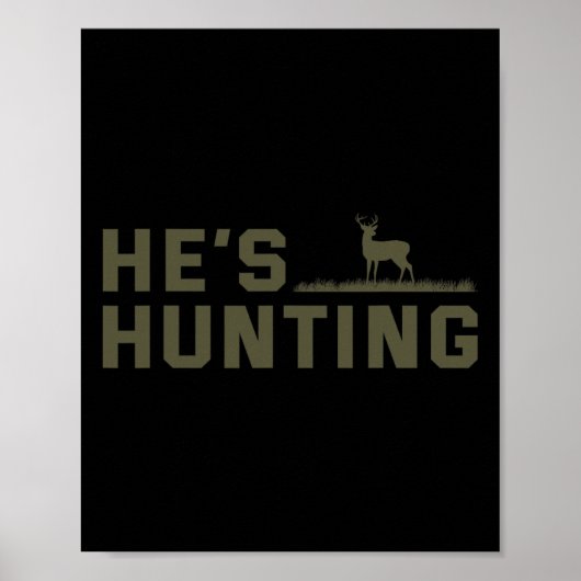 Hij jaagt poster (Voorkant)