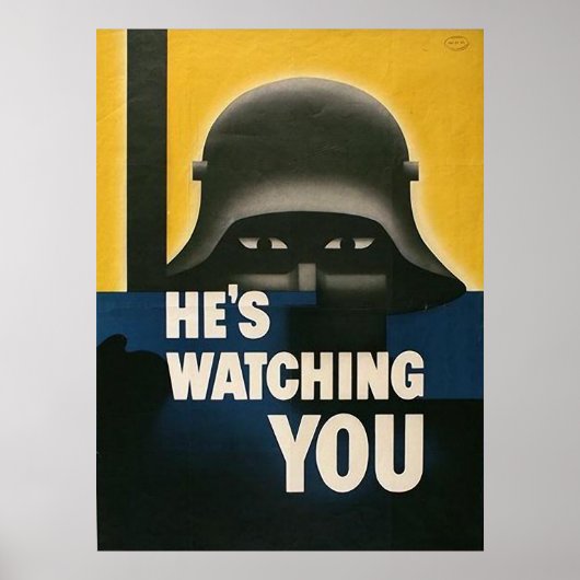 Hij kijkt naar jou poster (Voorkant)