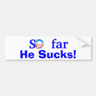 Hij klote. bumpersticker