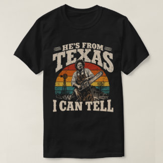 Hij komt uit Texas, dat kan ik zien – Horror Lone T-shirt