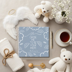 Hij koos mij om jouw Moeder te zijn blauwe zwanger Notitieboek