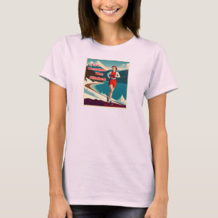 Hij maakt de keuken schoon Sassy hardloper T-shirt