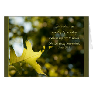 Hij maakt me wakker Parakaleo kaart