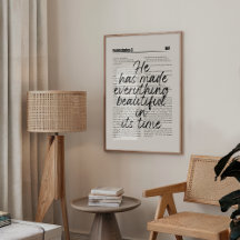 Hij maakte alle dingen mooi gedrukt