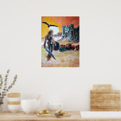 Hij-man Cringer neer Poster (Keuken)