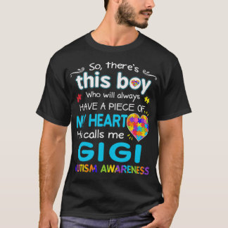 Hij noemt me Gigi Shirt - Autism Awareness - Autis