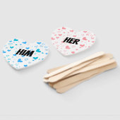 HIJ OF HAAR BRUID EN BRUIDEGOM BRUILOFT HANDWAAIER (Niet-gemonteerd)