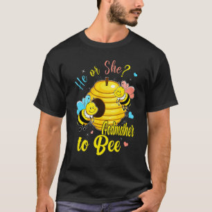 Hij of zij godmoeder om seksespecifieke koninklijk t-shirt