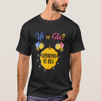 Hij of zij, grootmoeder, om sekse te zijn, openbaa t-shirt