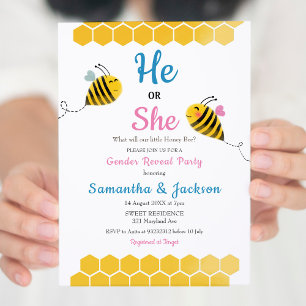 Hij of zij is genderbewuste uitnodiging