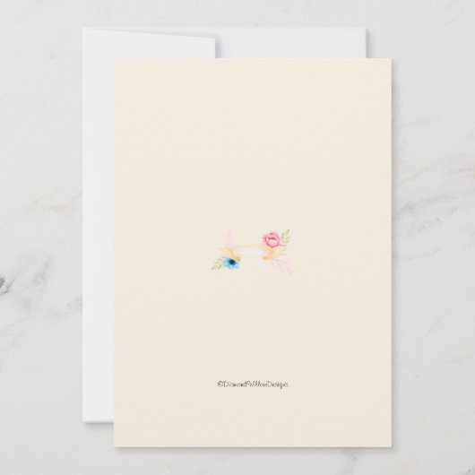 Hij of zij nodigt de partij uit kaart (Achterkant)